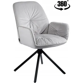 Židle ExitoDesign šedý velur 1 ks