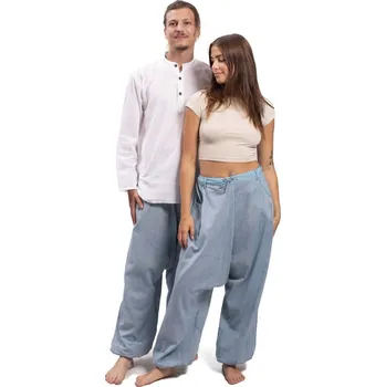 Harémové kalhoty / Sultánky MILDRIM modré II.