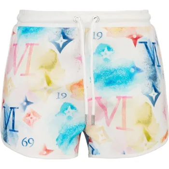 Dámské kraťasy 19v69 dámské bílé vzorované šortky 99917885-2214955