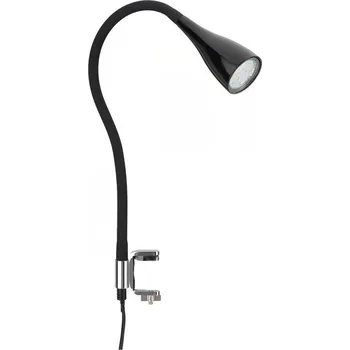 Čtecí lampička Lampa s klipem 1xGU10/3W/230V černá