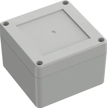 Elektroinstalační krabice TRU COMPONENTS 6U07090906017 TC-13865064 Průmyslová skříň 90 x 90 x 60 ABS světle šedá 1 ks