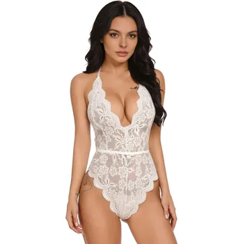 Souprava dámského spodního prádla Medvídárek Krajkové body H001 - bílá Velikost: M