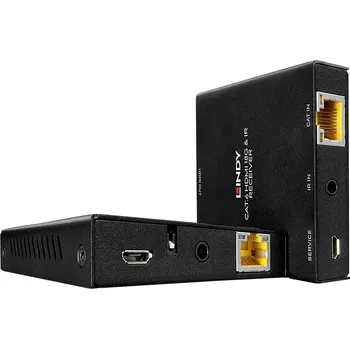 Hi-Fi komponenty LINDY HDMI 18G a IR Extender HDMI(TM) HDMI extender přes síťový kabel RJ45 50 m