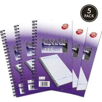 Blok Poznámkový blok Dolní barva Purpurová, velikost papíru: 153 x 280 mm