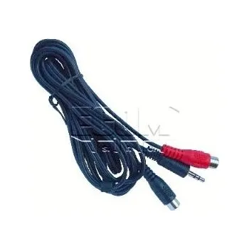 Audio kabel KABEL JACK3.5MM-2XCINCH M/F 2M
