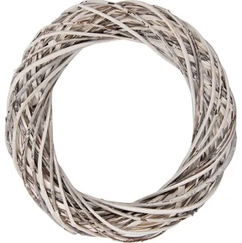 Věnec Světlý ratanový věnec Riet X M – 30x6 cm