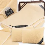 KOMPLET POVLEČENÍ 4dílný 100% MERINO VLNA ANTI-ALERGICKÉ BERÁNEK 220x200