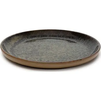 Talíř Serax, Talíře na pečivo Surface 16 cm, černo-šedé, 4 ks - Formadore