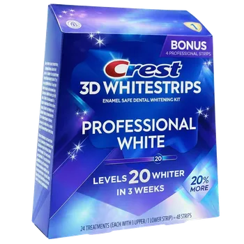 Přípravek na bělení zubů Procter & Gamble Crest 3D Whitestrips bělící pásky na zuby 40 ks