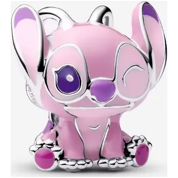 Šperk Prosperk Korálek na náramek Stitch Angel růžový