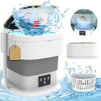 Pračka Mini skládací pračka bílá 11 l