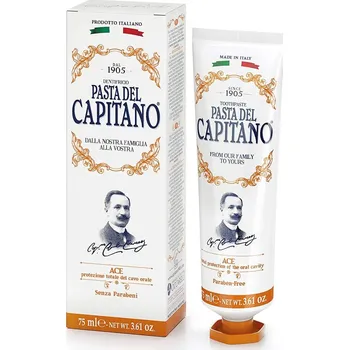 Dentální hygiena Pasta del Capitano Ace 75ml - Prémiová zubní pasta s vitamíny A, C a E