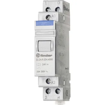Relé Finder 22.24.9.012.4000 průmyslové relé , 20 A, 2 rozpínací kontakty, 1 ks