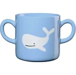 Porcelánový hrnek s uchem 250 ml velryba KIDS ASA Selection - modrý