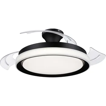 Průmyslový ventilátor Philips LED Bliss stropní ventilátor 28 W, 35 W (Ø x v) 510 mm x 418 mm černá s osvětlením, s časovačem