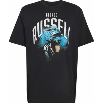 Pánské tričko s krátkým rukávem adidas MERCEDES AMG PETRONAS F1 GR TEE černé KE7746 - XL | UK 11,5 | US 12