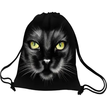 Městský batoh Bertoni batoh, barevný potisk, voděodolný, design Nero, EE0037