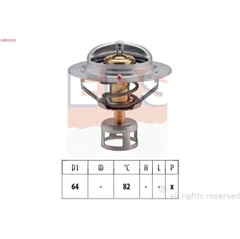 Automobilové těsnění Termostat, chladivo EPS 1.880.523S