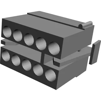 Elektrický konektor TE Connectivity MATE-N-LOK zásuvkový konektor na kabel 10, rozteč 5.08 mm, 1-480285-0, 1 ks