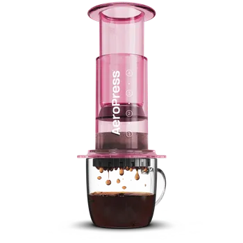 Kávovar Aeropress clear - růžová