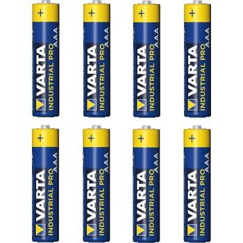 Článková baterie 8x alkalická baterie R-03 LR03 AAA Varta Industrial 4003