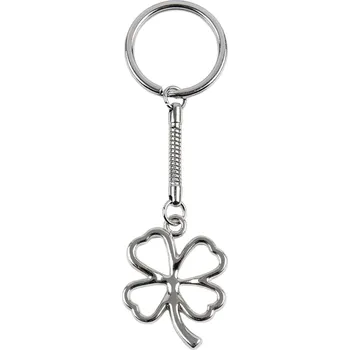 Přívěšek kov čtyřlístek 20x24mm tenký