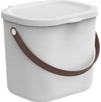 Odpadkový koš Koš na tříděný odpad Rotho Albula 6L bílý matný