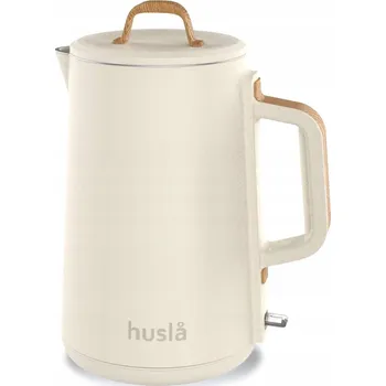 Rychlovarná konvice MODERNÍ ELEKTRICKÁ KONVICE OTOČNÁ 2000W BÉŽOVÁ 1,5L BEZDRÁTOVÁ