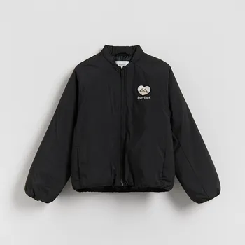 Dívčí oblečení Reserved - Bunda Pusheen - černý - 425HR-99X - 425HR-99X-116