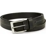 Gaira Kožený opasek 78001, Barva černá