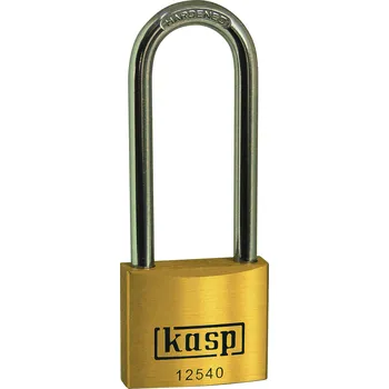 Visací zámek Kasp K12540L63 visací zámek 40 mm zámky s různými klíči zlatožlutá na klíč