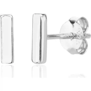 Náušnice Bealio BEALIO 13977 Stříbrné náušnice PÍSMENO I 03-13977-4091