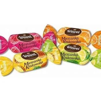 Bonbon Bonbóny Mix Krakowska želé v čokoládě 2,8 kg Kufřík Wawel