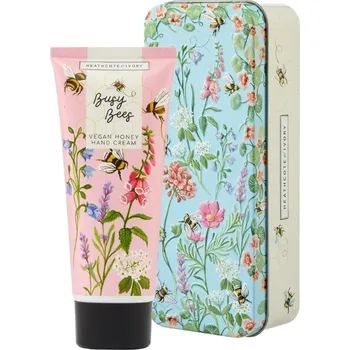 Kosmetika HEATHCOTE & IVORY Krém na ruce v plechové krabičce Busy Bees 100 ml