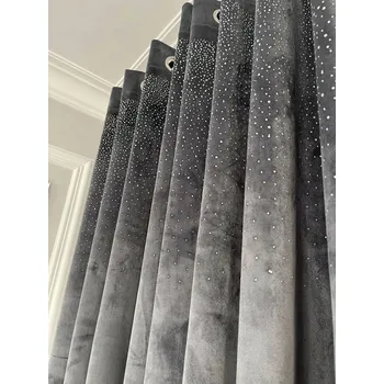 Obraz Závěs polozatemňovací s kroužky 140 cm x 250 cm