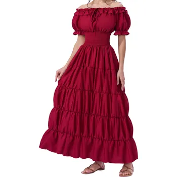 Karnevalový kostým Kostým Spooktacular Creations Renesanční Burgund D dámský středověký