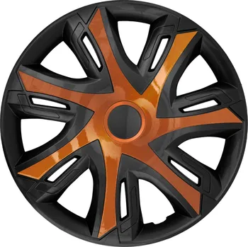 Poklice na kolo NRM N-Power Disky kol pro ocelové ráfky Dvoubarevné lišty kol sada 4 ks vozidlo KFZ Vhodné pro většinu značek a ráfků ABS plast (měděná/černá, 14")