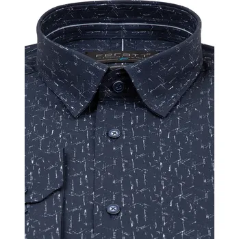 FERATT Pánská košile FERRARA MODERN tmavě modrá Velikost: XXL