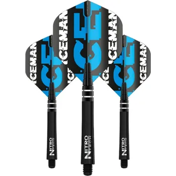 Příslušenství pro šipky Red Dragon Sada letek a násadek - Gerwyn Price Combo - black