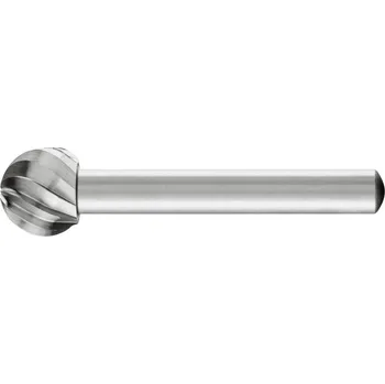 Fréza PFERD TOOLS 22420516 frézovací kolík , HSS, koule, 12 mm, Délka 51 mm, Vnější Ø 12 mm, Pracovní délka 10 mm, Ø hřídele 6 mm, 1 ks