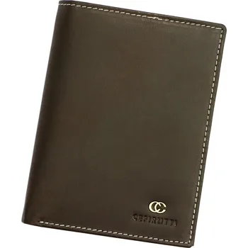 Peněženka Pánská kožená peněženka Cefirutti HT 7680272 RFID hnědá