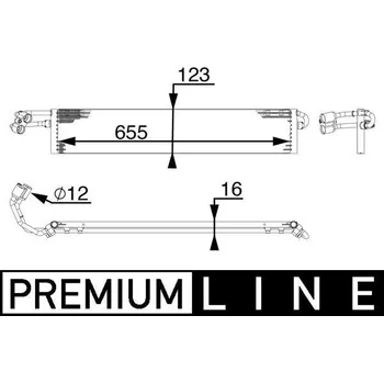 Autodíl Chladič oleje, automatická převodovka MAHLE CLC 71 000P