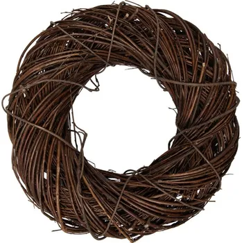 Věnec Hnědý ratanový věnec Riet VII M – 40x10 cm