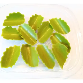 Jedlá dekorace na dort Čokoládový list k růži