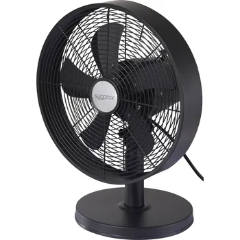 Teplovzdušný ventilátor Sygonix stolní ventilátor 35 W (Ø x v) 230 mm x 475 mm černá otočný