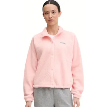 Dámský bomber Columbia Jasper Ridge Pebbled Fleece Full Snap W 2142391669 - pink sand XS
