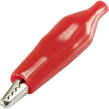 Autobaterie TRU COMPONENTS 93038c40 krokosvorka žlutá Délka: 40 mm 1 ks