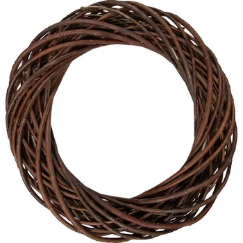 Věnec Hnědý ratanový věnec Riet VI L – 50x9 cm