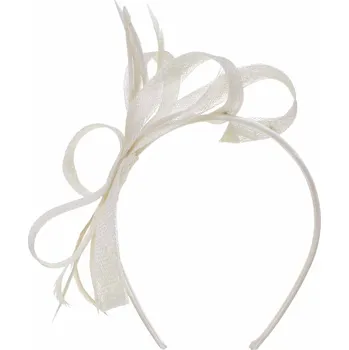 Brož SEEBERGER Fascinátor - bílý Velikost: Unisize (S-XL)