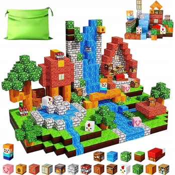 ostatní stavebnice STAVEBNICE KOSTKY, ŠESTISTĚNY Pixele 3D Vzdělávací Sada pro Děti